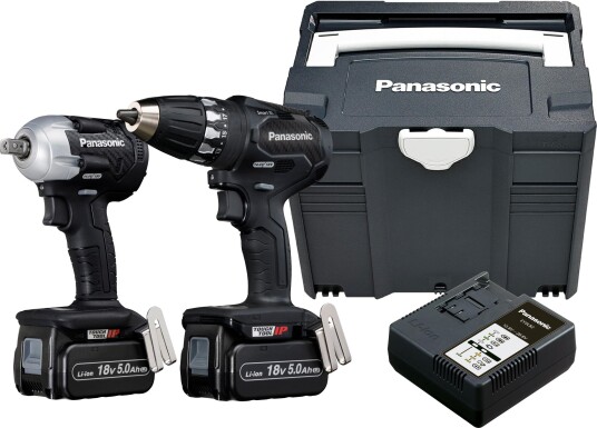 Panasonic Borskrutrekker EYC232LJ EYC232LJ2G32 Verktøypakke Med Og Muttertrekker