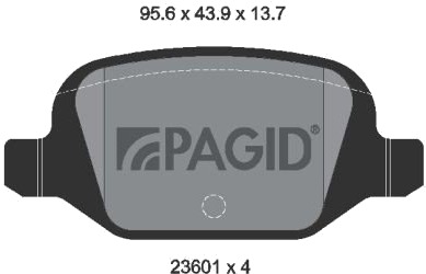 PAGID T1260N Bremseklosser PAGID T1260N Bremseklosser