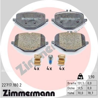 Bremseklosser ZIMMERMANN 22717.180.2