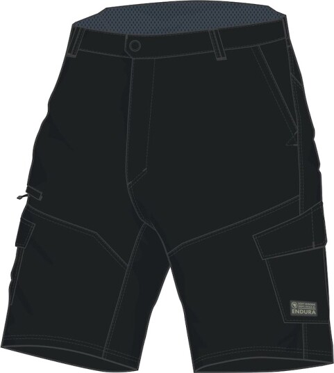 Endura Loop Cargo sykkelshorts med pute svart herre