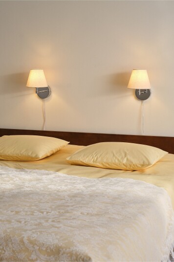 Jotex LASSE 2pakke forkrommet vegglampe Lin beige/krom 2250749010 Jotex LASSE 2pakke forkrommet vegglampe Lin beige/krom 2250749010