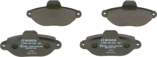 BOSCH 0 986 495 255 Bremseklosser