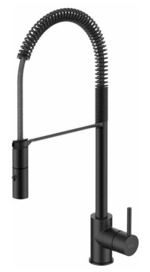 1904 Eir Nedtrekkbar tut Svart Matt / Børstet Gunmetal (GRO-4370422)