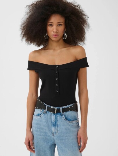 Gestuz Bxggrenee Belt Black 90 CM