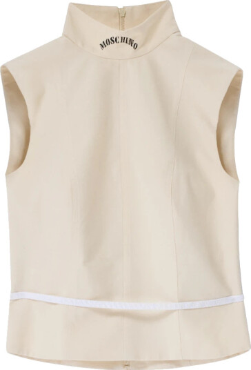 Moschino Dame Topper Beige S,