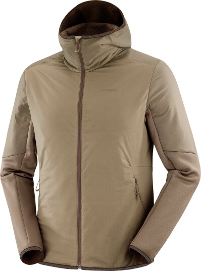 Salomon Men's Outline Hybrid Warm Shitake, M Salomon Men's Outline Hybrid Warm Shitake, M