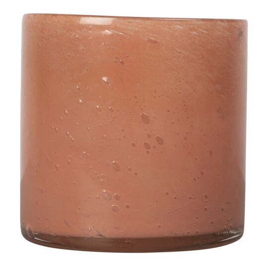 Byon Calore telysholder 15x15 cm korall