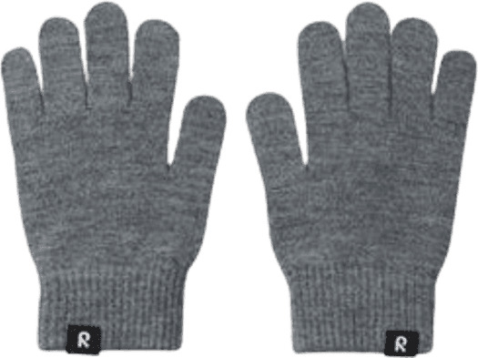 Reima Sormin ullvanter til barn grey melange (5/6 (6 10 år)) 5/6 (6 10 år)