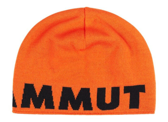 Mammut Logo Beanie Eiger Orange black One size Mammut Logo Beanie Eiger Orange black One size