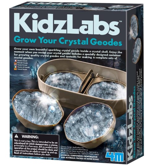 4M Kidz Labs/Grow your crystal geodes 4M Kidz Labs/Grow your crystal geodes