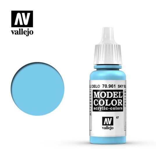 Vallejo Model Color Himmelblå 18ml 70.961 for Modellbygging