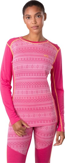 Kari Traa Mina Ls ull dame Berry Bright Pink L