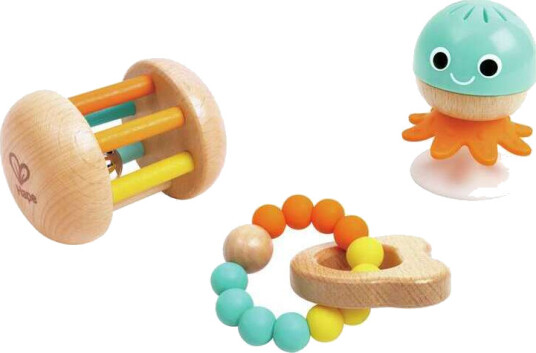 Hape Baby-to-Toddler Sensory Gift Set 87-0126