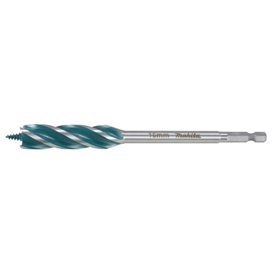 Makita-Bor Makita E-26652 Trebor 16 X 165 Mm, 1/4" Hex, 4-Skjær, Én Størrelse