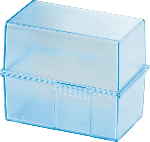 Han 979 64 A8 75 X 62 Mm Horisontal Plast Polystyren Ps Blå Translucent Tyskland