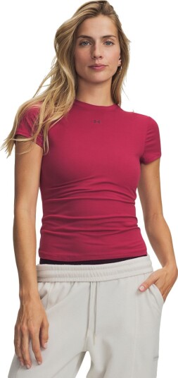 Under Armour Women"s Motion Fitted Shortsleeve Claret L