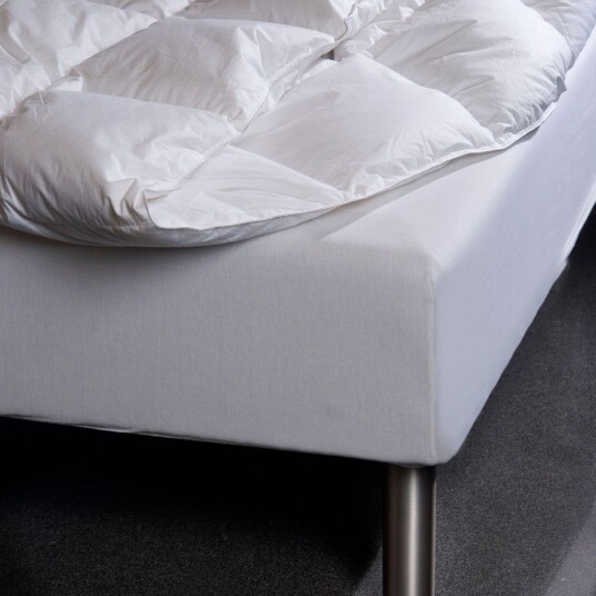 Borås Cotton Excellent Jerseylaken   Hvit 90 100 x 200 220 cm Hvit