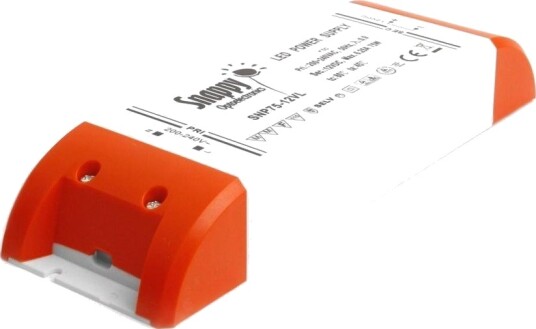 Kvalitets LED Driver 230V Til 12V DC   Stabil 0 75 Watt