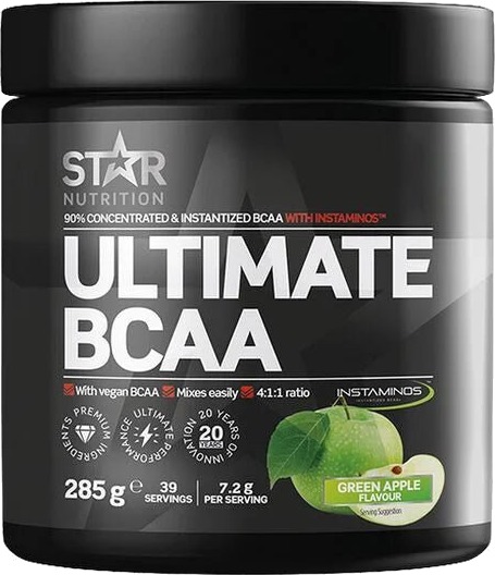 Ultimate BCAA 4:1:1, 285 g Star Nutrition Green Apple Ultimate BCAA 4:1:1, 285 g Star Nutrition Green Apple