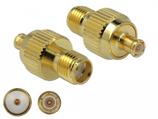 Delock Adapter SMA Til MCX 3 GHz Delock Adapter SMA Til MCX 3 GHz