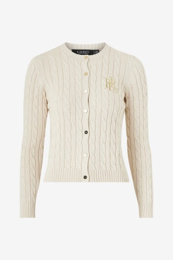 Lauren Ralph Lauren Kardigan Hvit Lauren Ralph Lauren Kardigan Hvit