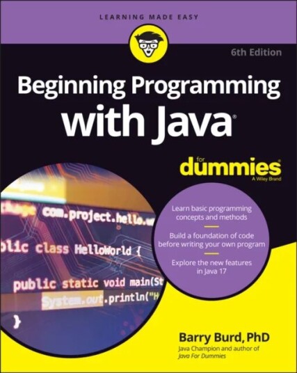 Beginning Programming With Java For Dummies Av Barry (Drew University Madison Nj) Burd