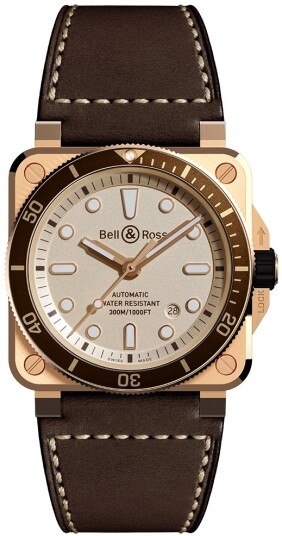 Bell & Ross Herreklokke BR0392 D WH BR/SCA BR 03 92 Diver