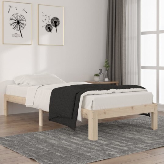 vidaXL Sengeramme heltre furu 90x200 cm vidaXL Sengeramme heltre furu 90x200 cm