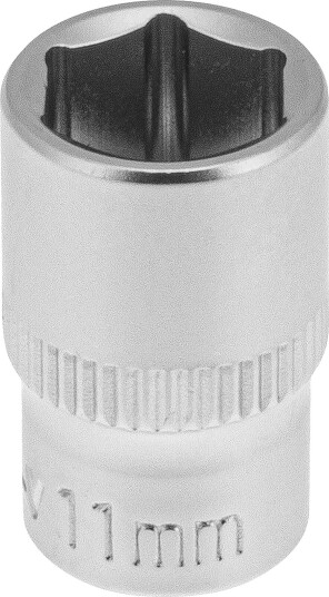 PELA Firkantfeste 562365 Pipe 1/4", 6-Kant, Kort 11 mm