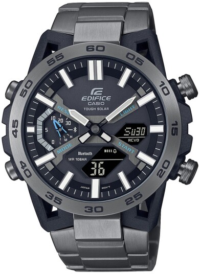 Casio Herreklokke ECB 2000DC 1AEF Edifice Grå/Stål Ø51 mm Casio Herreklokke ECB 2000DC 1AEF Edifice Grå/Stål Ø51 mm