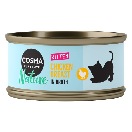 Cosma Økonomipakke Nature Kitten 24 X 70 G Blandet Pakke