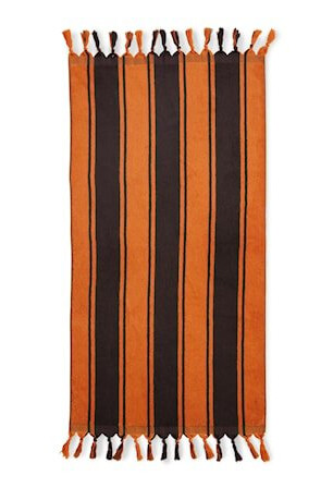 1976 Badehåndkle 70 x 140 cm Bomull Oransje/Brun