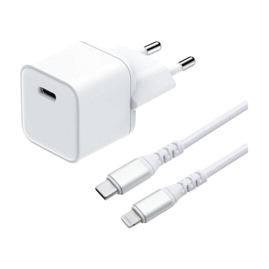 DACOTA PLATINUM GAN LADER KIT APPLE 30 W 2 M, HVIT
