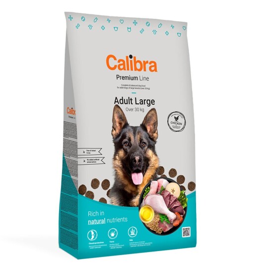 Calibra Premium Adult Hundemat Store Raser Kylling 12 kg Calibra Premium Adult Hundemat Store Raser Kylling 12 kg