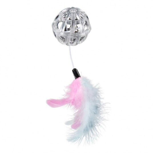 Little&Bigger Kitten Basics Tpr Cageball With Jingle