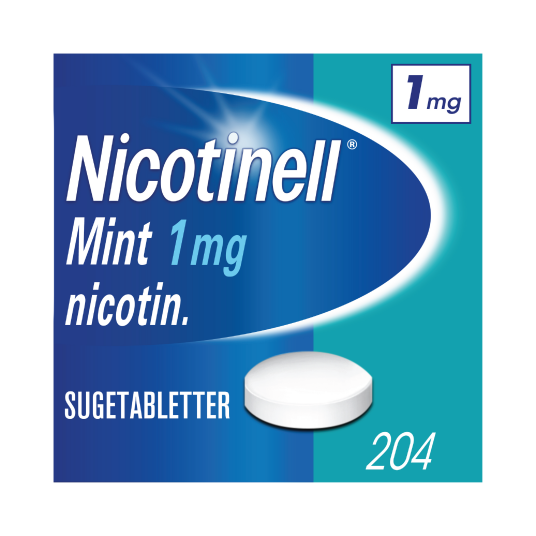 Nicotinell 1 mg sugetabletter Mint 204 stk. Nicotinell 1 mg sugetabletter Mint 204 stk.
