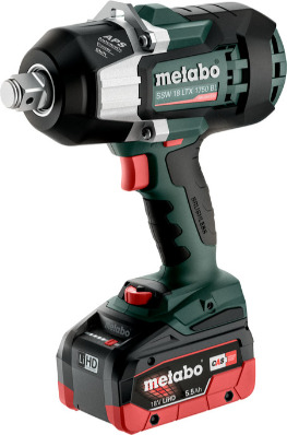Metabo SSW 18 LTX 1750 BL Nutrunner 3/4" inkl 2x5.5Ah batterier og lader Metabo SSW 18 LTX 1750 BL Nutrunner 3/4" inkl 2x5.5Ah batterier og lader