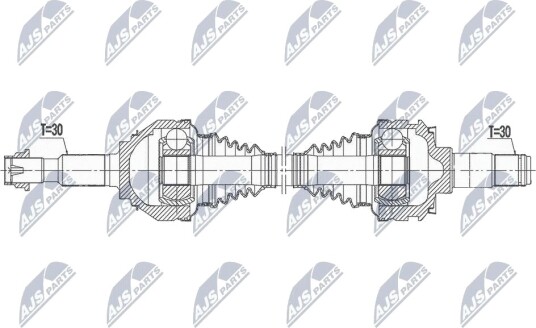 Nty Drivaksel NTY NPW TY 182 Nty Drivaksel NTY NPW TY 182