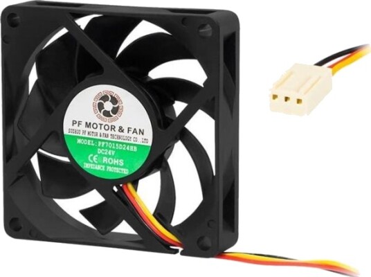 Vifte Blow 70X15mm 24V Kulelager