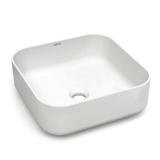 Bathco Dinan Bolle B38,5xd38,5cm - Porselen Hvit Matt