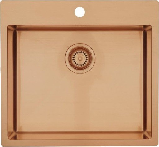 Lavabo Kubus 540 soft kjøkkenvask 54x50 cm, kobber Lavabo Kubus 540 soft kjøkkenvask 54x50 cm, kobber