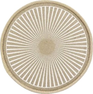 Douceur D`Interieur Soleimio Krem Rund Pad Dia. 38 Douceur D`Interieur Soleimio Krem Rund Pad Dia. 38