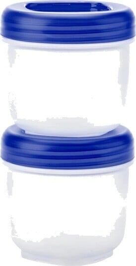 Smash Snackbokser 150 ml Blå 2 stk
