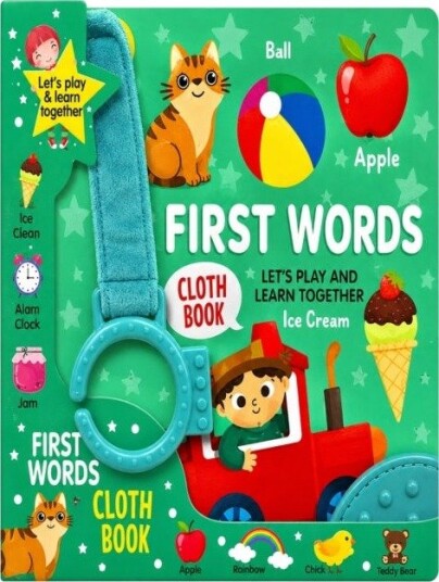 My First Words Cloth Book For Early Learning And Interactive Education For Kids