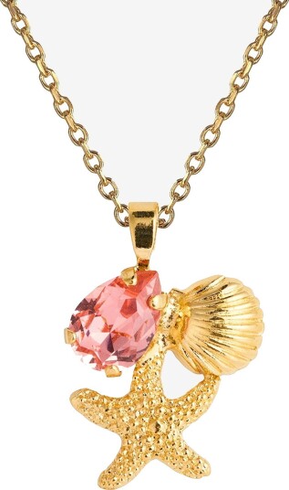 Caroline Svedbom   Halskjede Seascape Necklace Gold   Gull