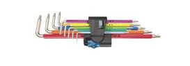 Wera 3967/9 TX SXL Torx L-nøkkelsett med Holdere, 9 Deler