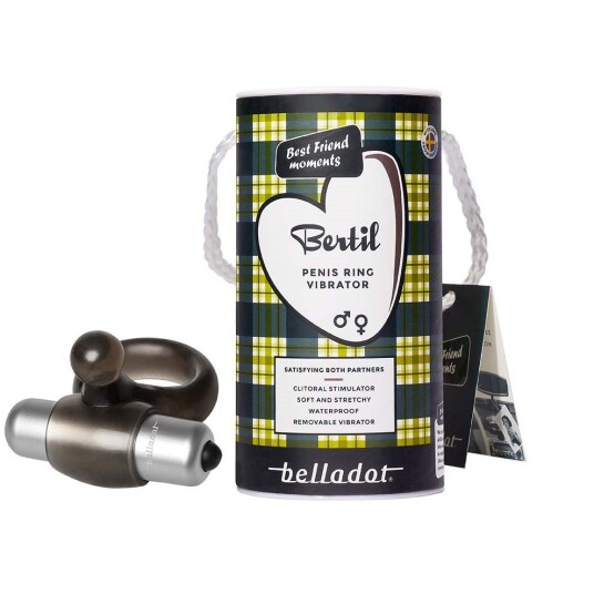 Belladot Bertil Vibrerende Penisring - Svart