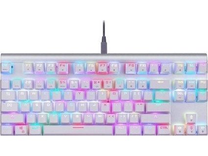 Motospeed-Tastatur Motospeed Ck101 Rgb Mekanisk Tastatur (Hvit)