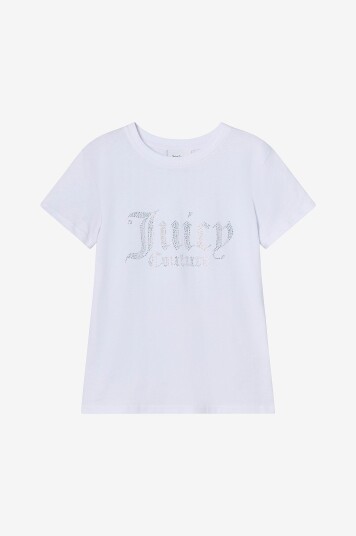 Juicy Couture T skjorte Diamante Fitted Lilla