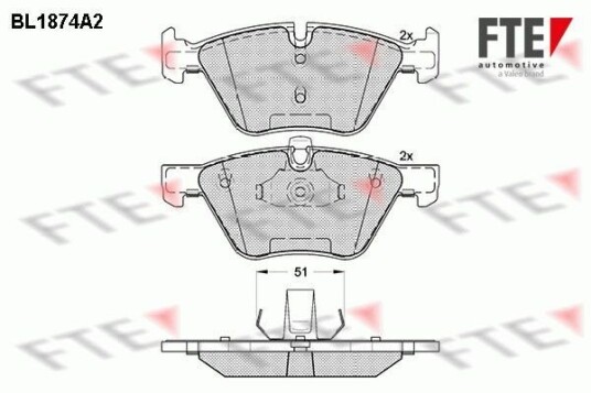 Bremseklosser FTE 9010457